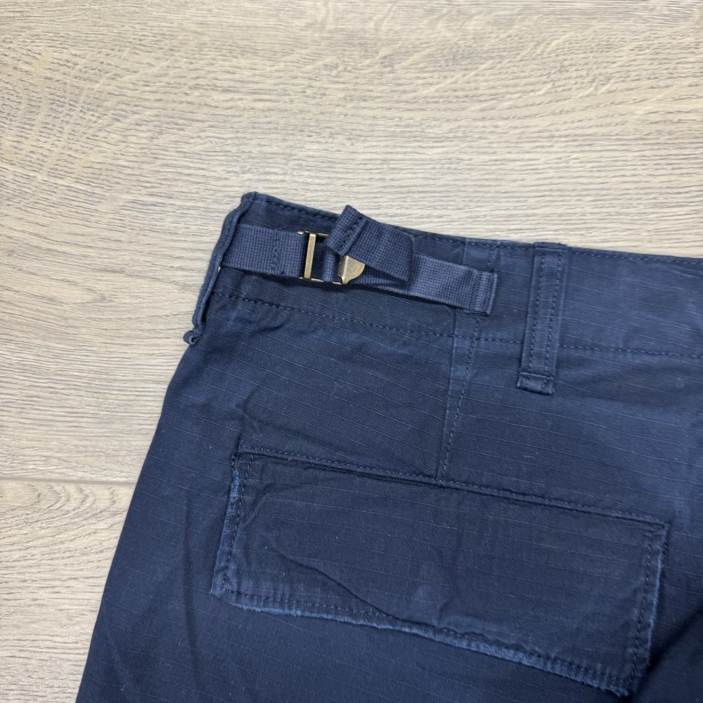 NWT Polo Ralph Lauren Navy Blue Cargo Utility Pants Men's Sz 34x30 Cinch - Picture 14 of 16